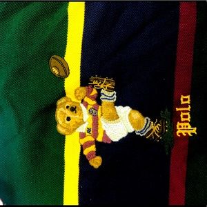 Men’s Ralph Lauren Bear Polo Sz 3LT